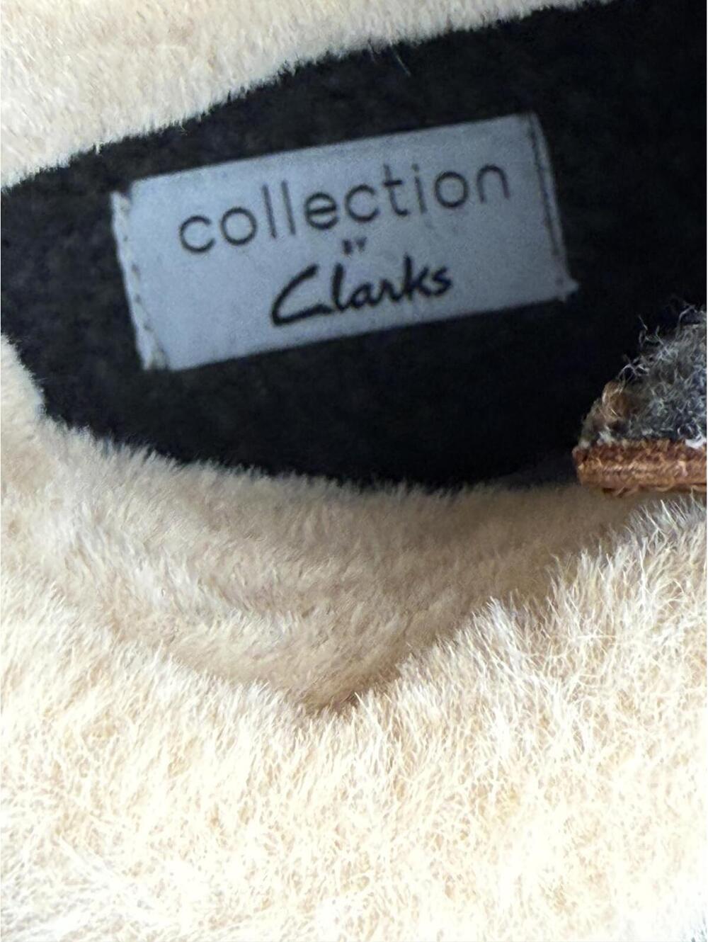 Clarks Andie Go Ankle Boots Brown Faux Fur Lined Lace Up Size 7.5 - Picture 6 of 8